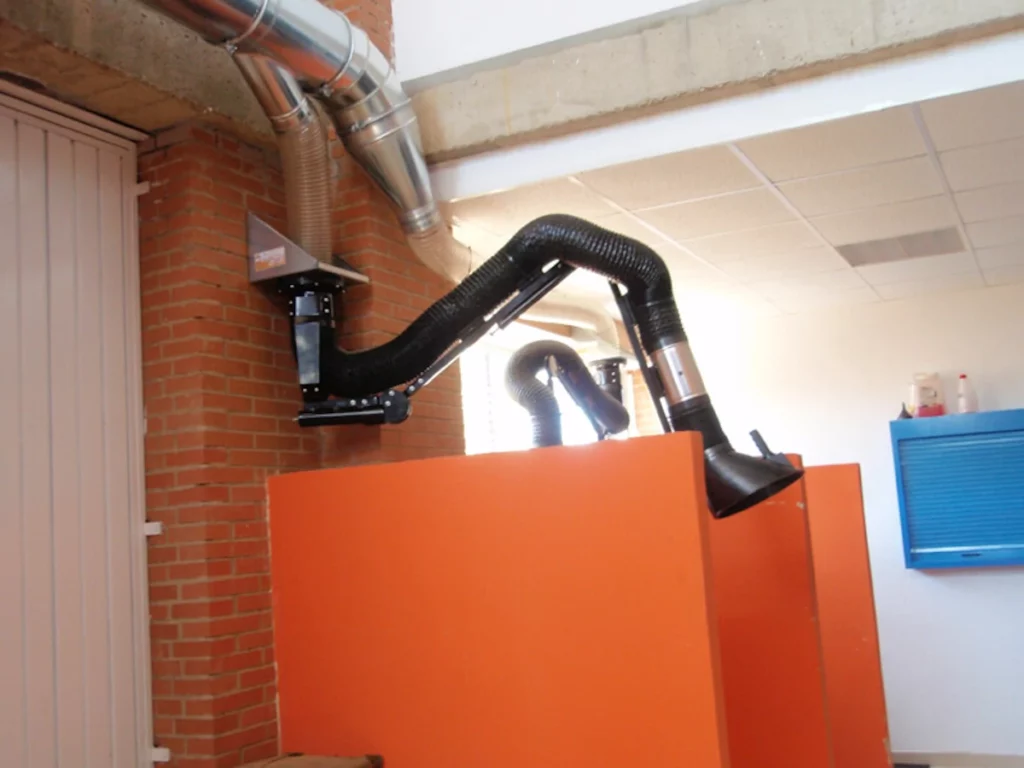 Aspiración de azúcar industrial