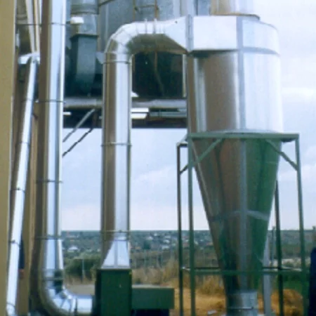 Ciclón separador de polvo