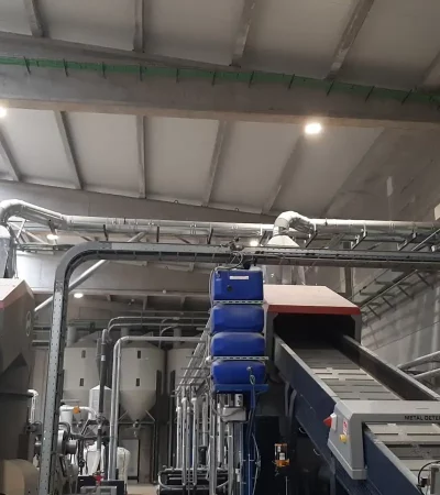 Filtros modulares para aspiración en plantas de reciclaje y residuos