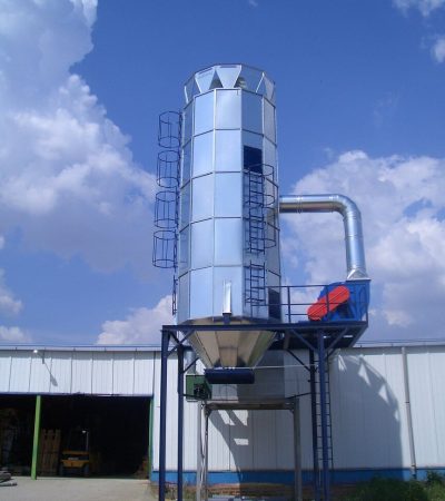 Sistema de filtración industrial de madera