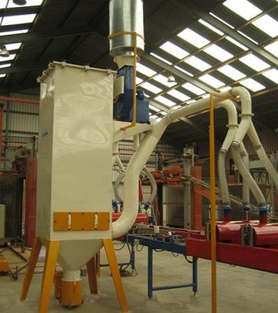 Batería de aspiración industrial de metalurgia siderurgia y fundición