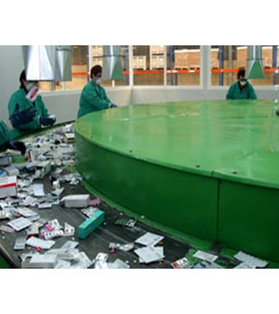 Equipo de aspiración industrial de papel