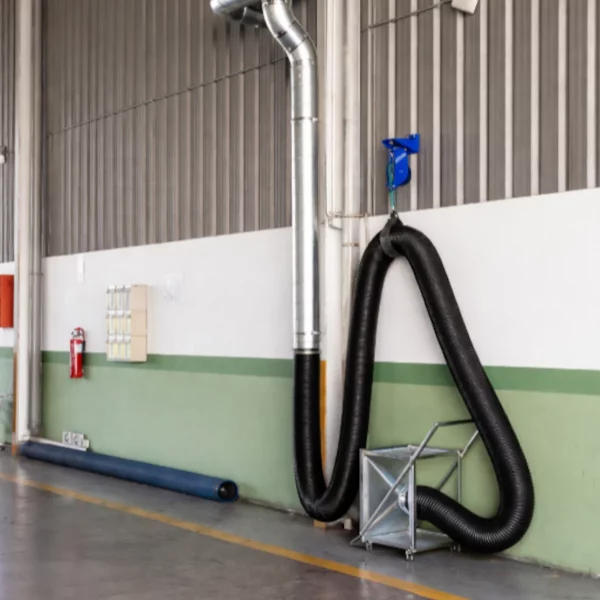 Aspiración móvil por carril en estación ITV