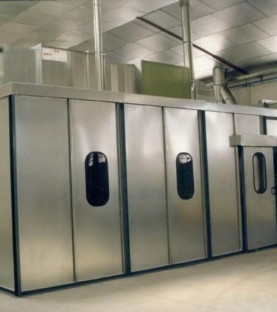 Cabinas de pintura y lijado presurizadas