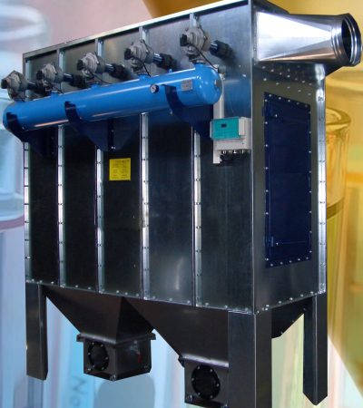 Batería filtrante de aspiración para la industria agroalimentaria