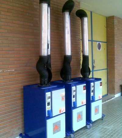 Equipos de filtración y aspiración industrial para automoción