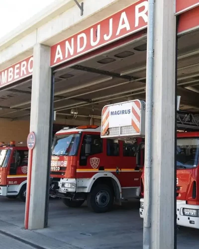 Extracción de humos en parques de bomberos