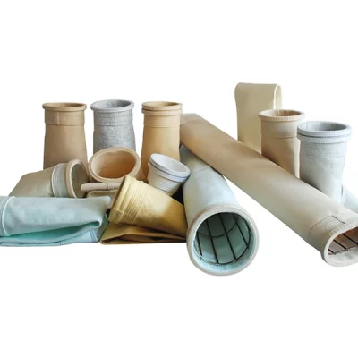 Mangas filtrantes sobre los cartuchos filtrantes