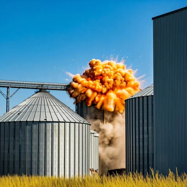 Explosión industrial por polvo ATEX
