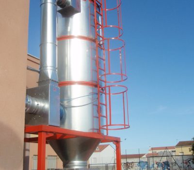 Sistemas de aspiración centralizado para polvo de cemento