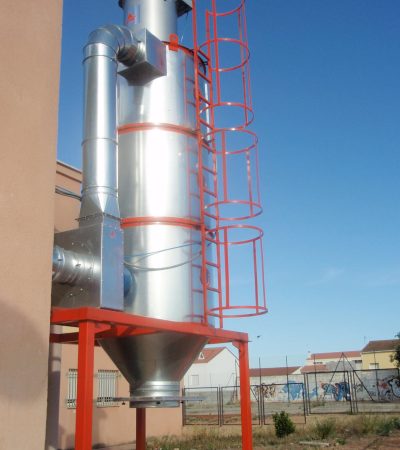 Sistemas de aspiración centralizado para polvo de cemento